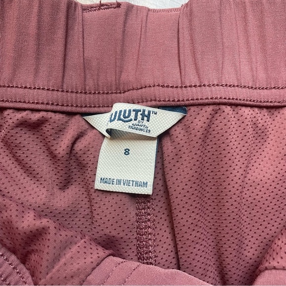 Duluth Trading Co. Women's Dry on the Fly Skort Size 8 Pink/Mauve Hiking Active - Picture 5 of 6